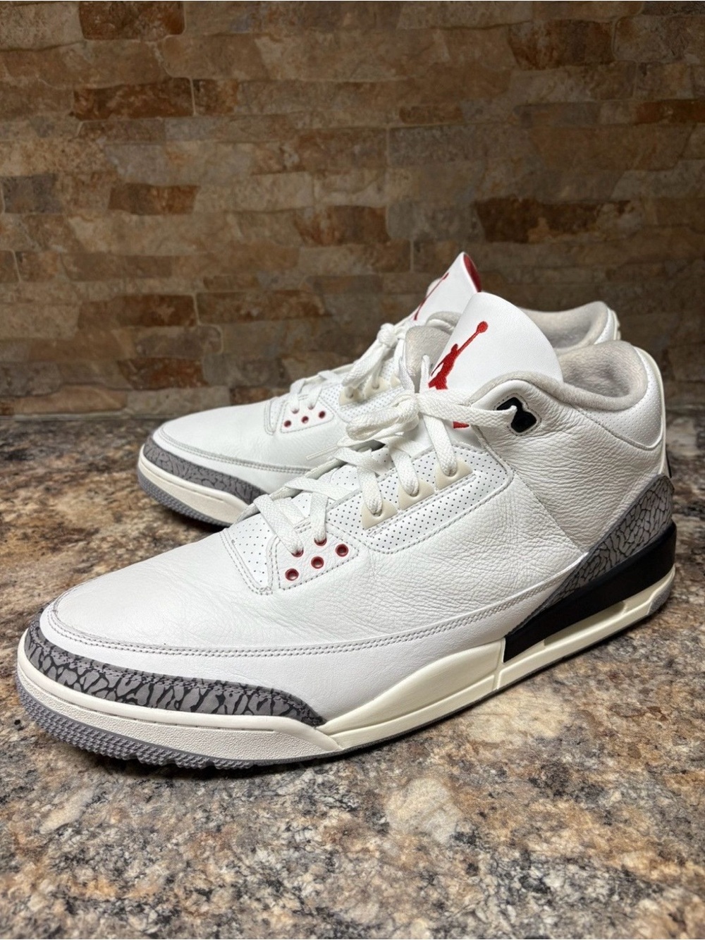 Nike Air Jordan Retro 3 White Cement Reimagined DN3707-10 Size 18